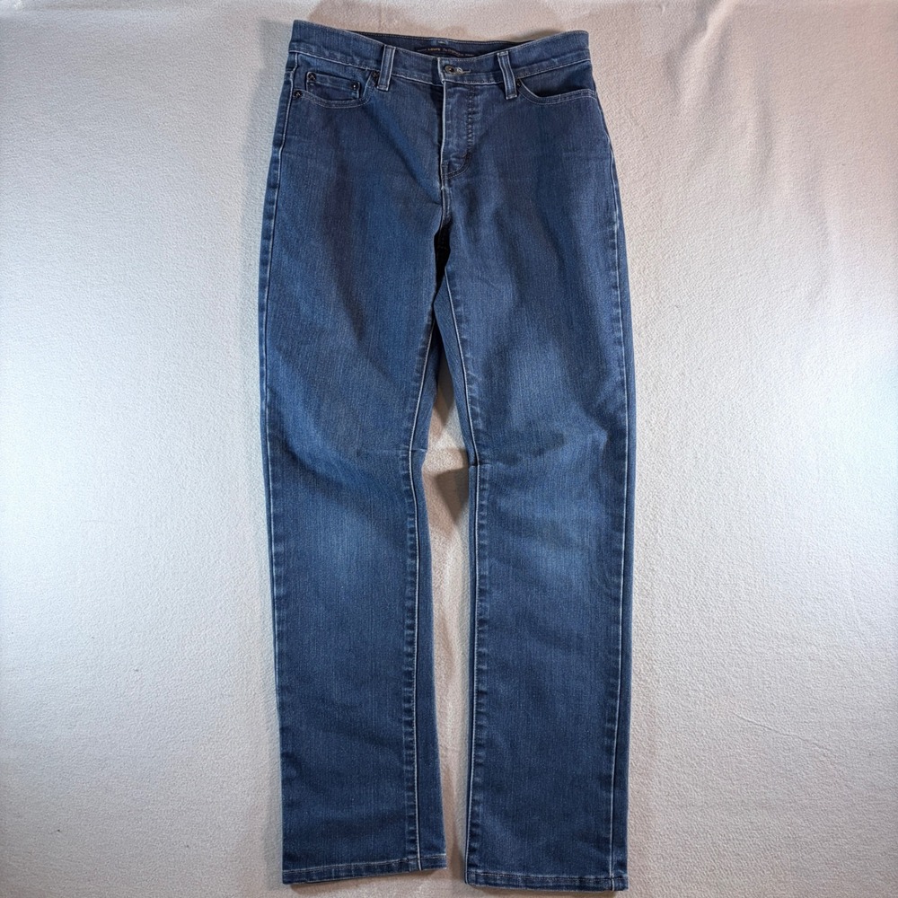 Levis 512 Perfectly Slimming Skinny Jeans Womens 8 Dark Wash Denim Stretch